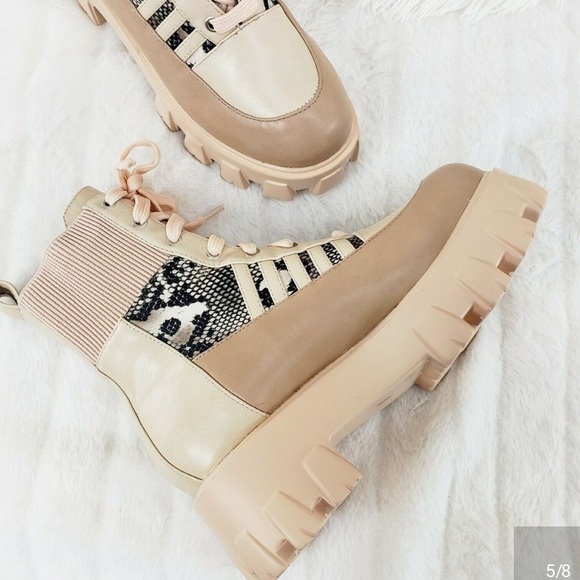 Nude snake combat boot - Picture 7 of 7